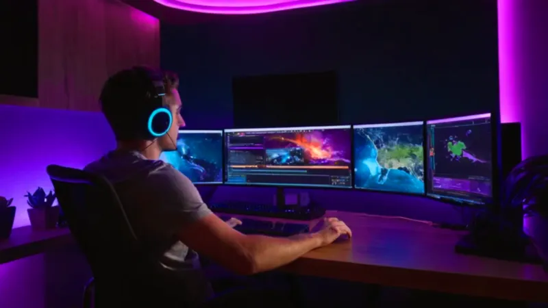 El moderno santuario tecnológico de un jugador