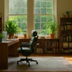 Un espacio de trabajo tranquilo y productivo