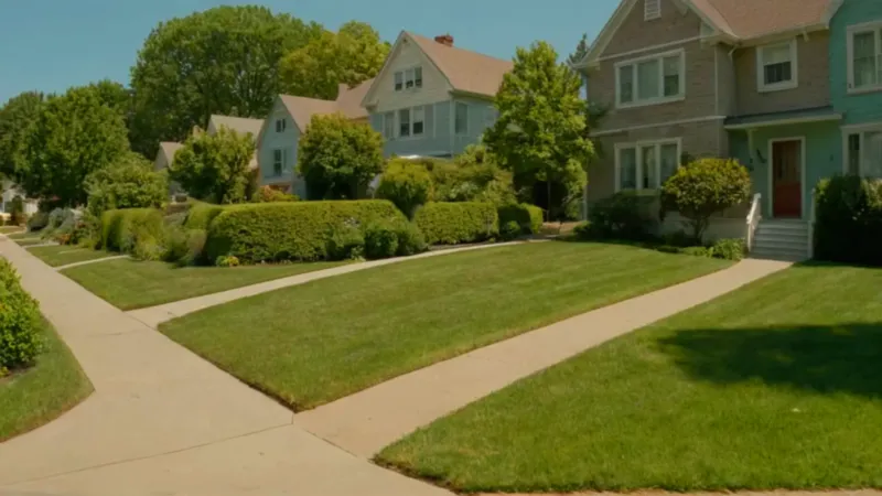 Un repartidor entrega un paquete a casa